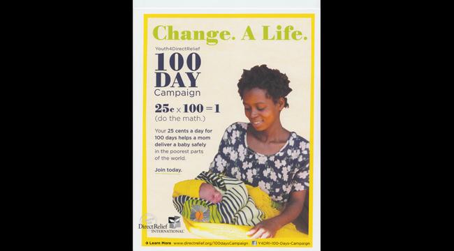 Students organize school-wide effort to support DRIs 100 Day Campaign