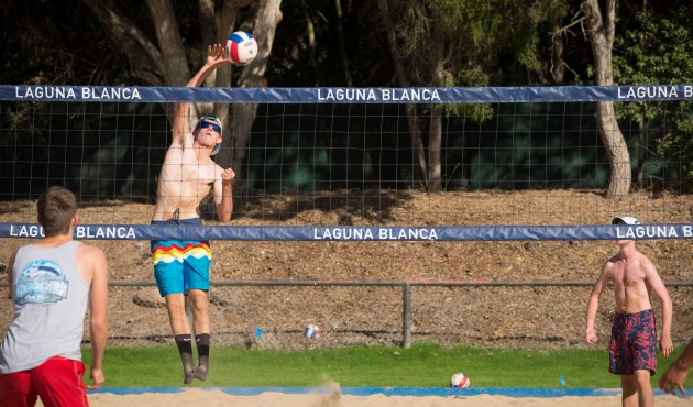Owls Dig in at New On-Campus Sand Volleyball Courts