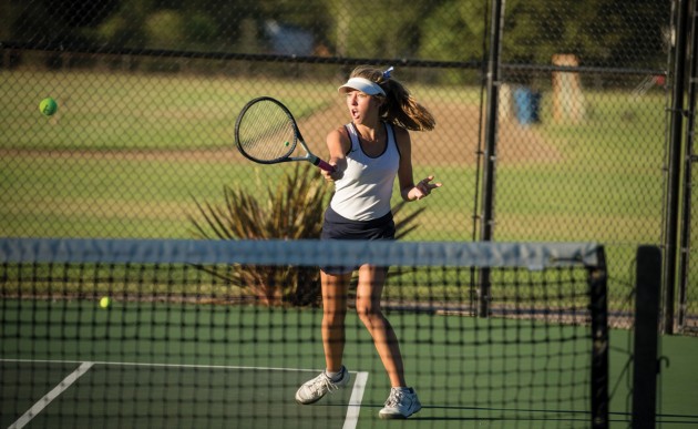 Girls Tennis Team Defends Home Court