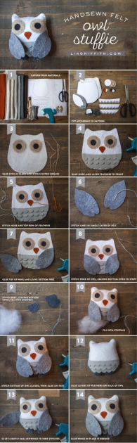 How+to+Make+an+Owl+Pillow