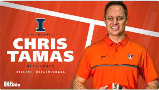Chris Tamas Named Head Womens Volleyball Coach