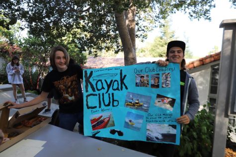 The Kayak Club presents their poster. 