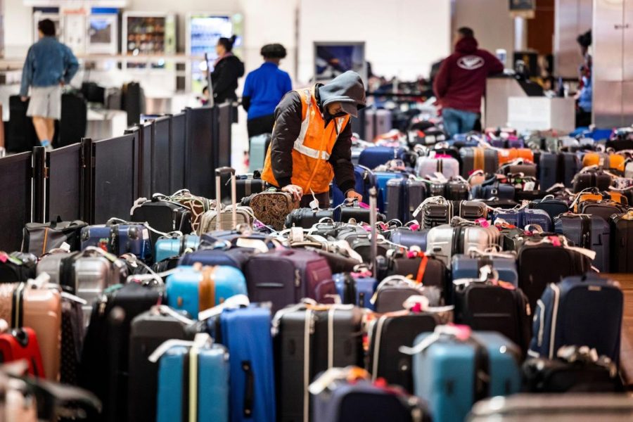 Great amounts of luggage are being sorted through mere days after the Southwest Airlines disaster. 