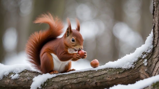Is this photo of a squirrel real, or AI-generated?